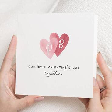 Personalised First Valentines Card