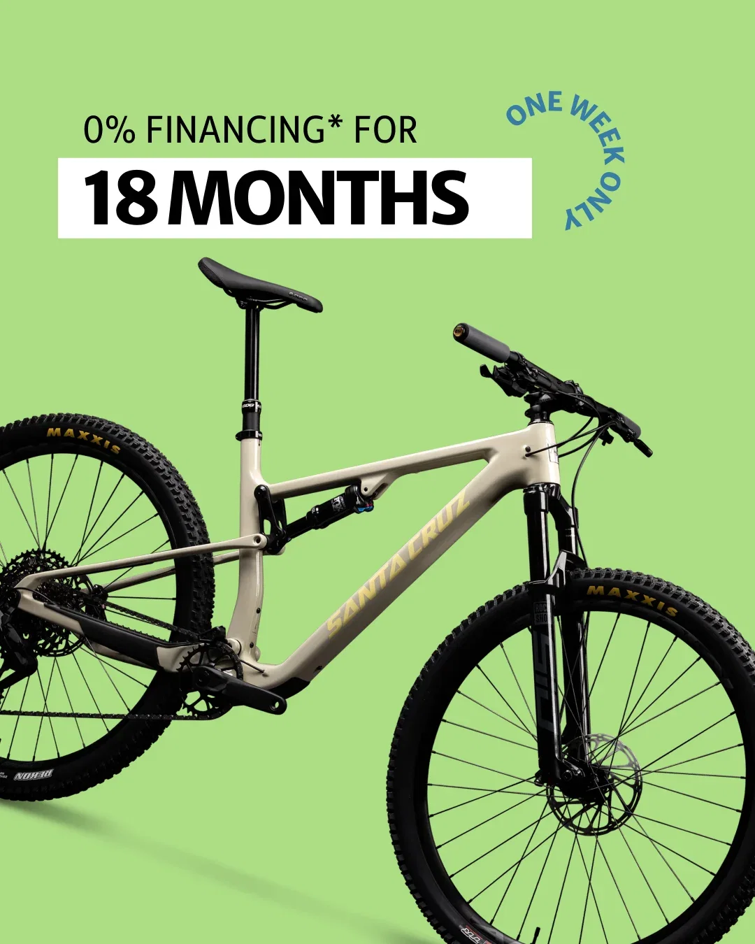 18 Month Financing - One Week Only