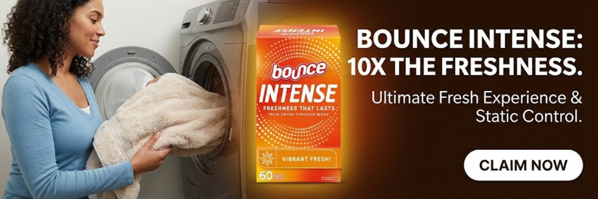 Bounce Intense Dryer Sheets