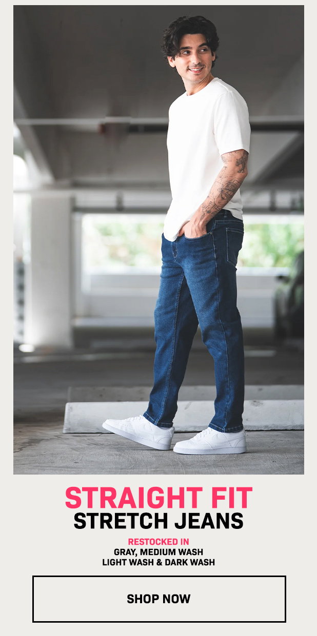 Straight Fit Jeans Medium Wash