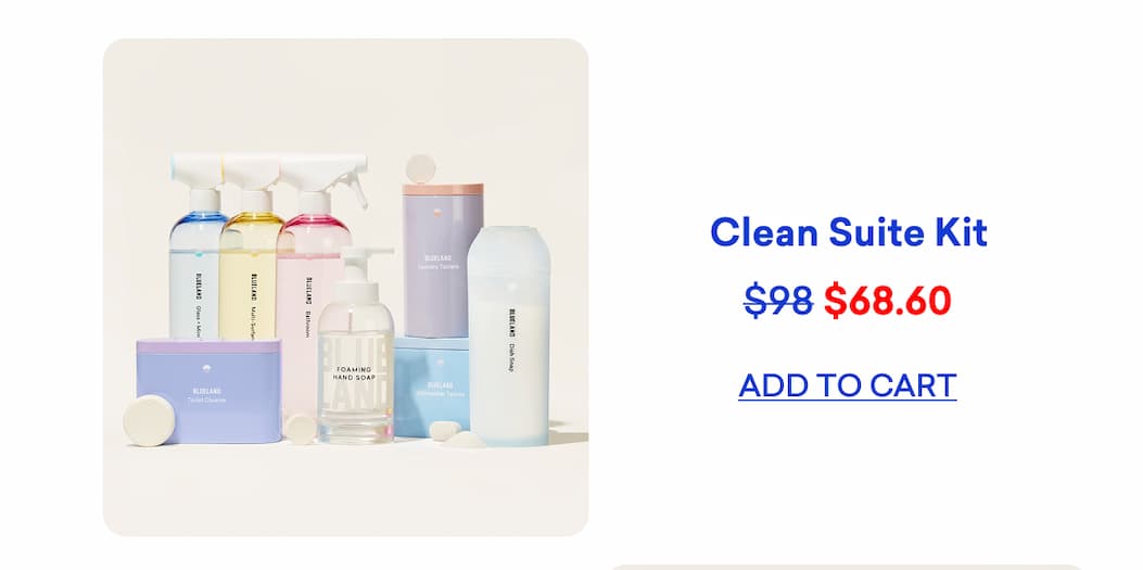 Get our Clean Suite Kit for 30% off!