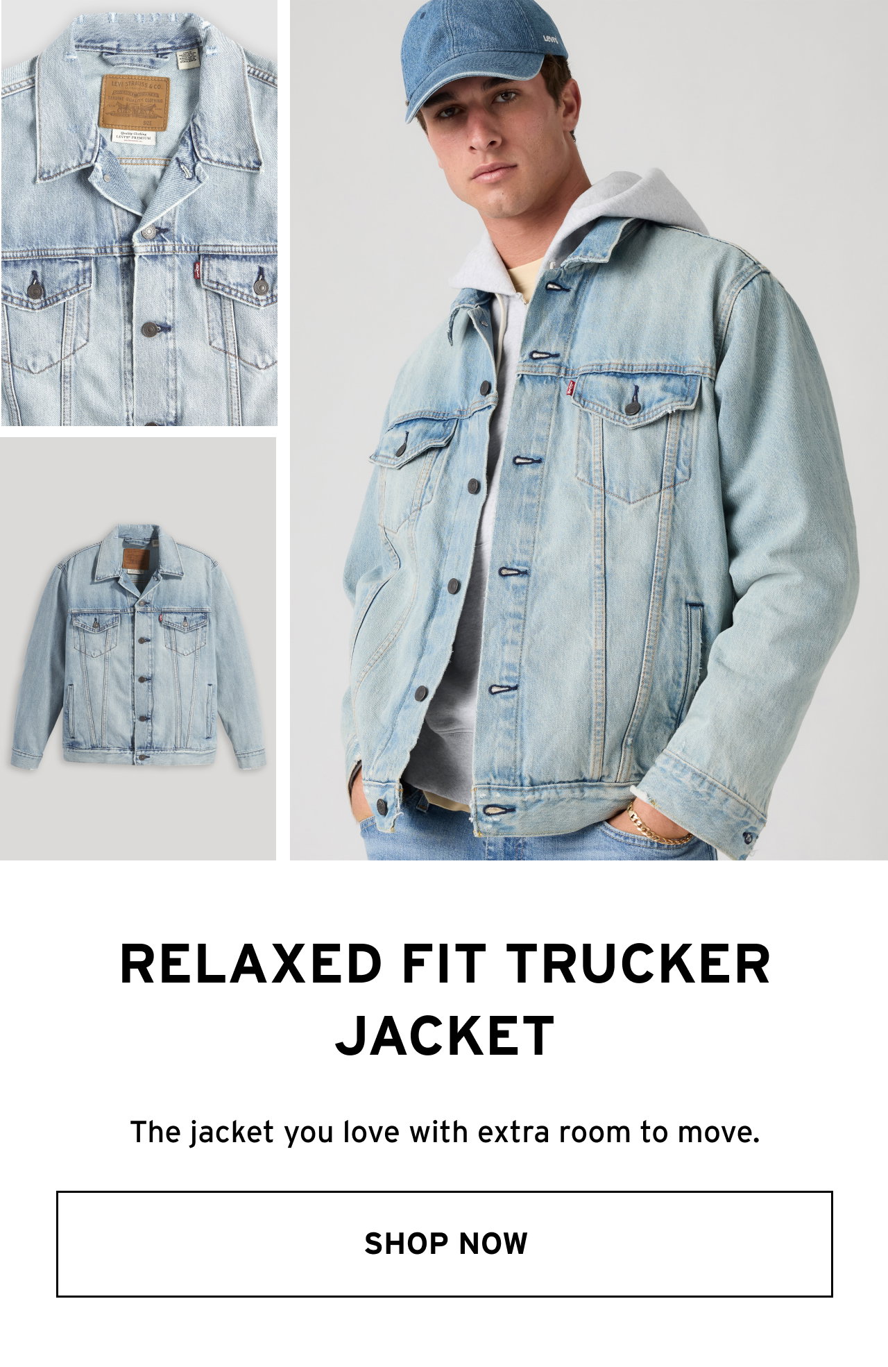 RELAXED FIT TRUCKER