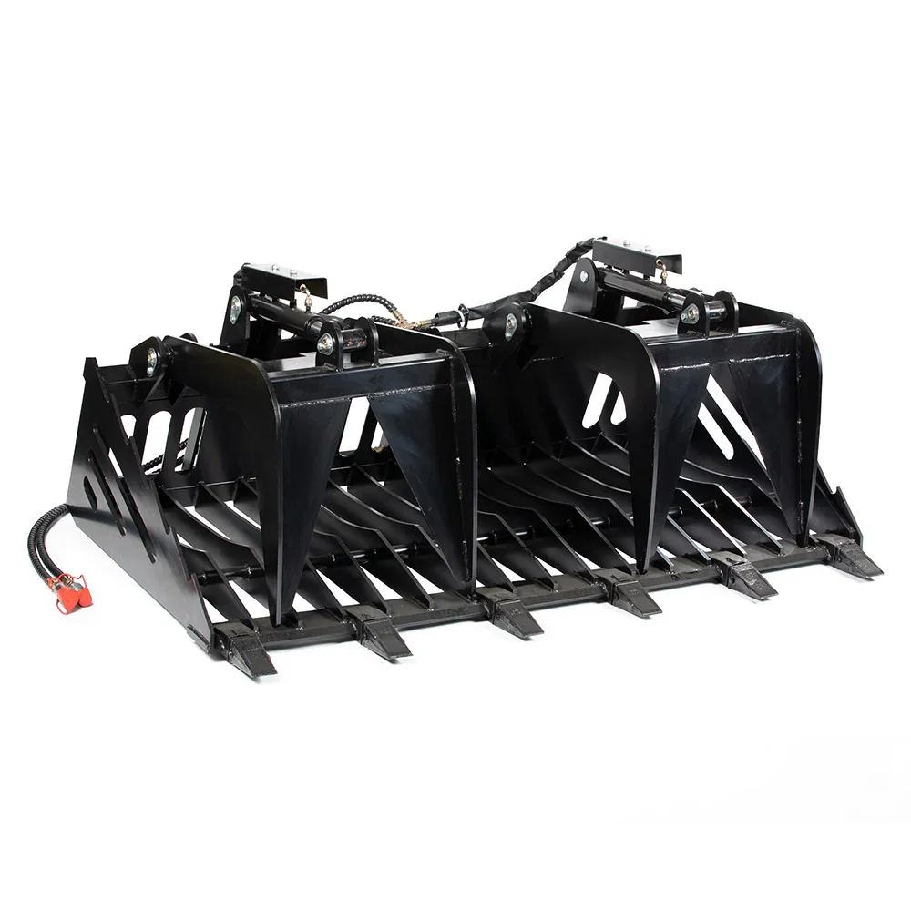 Image of Skeleton Rock Bucket Grapple Rake with Teeth | 72"