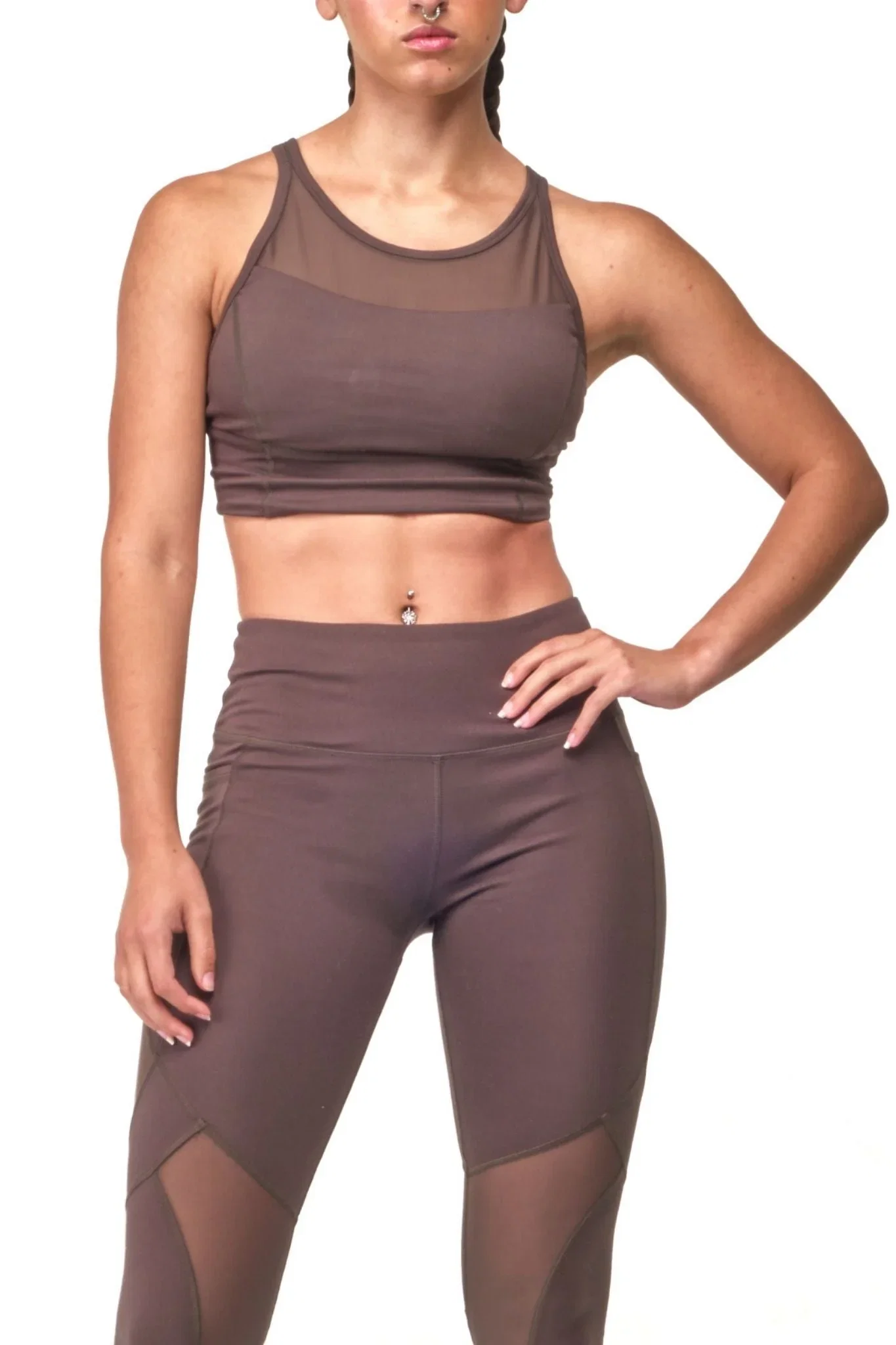 Image of Mesh Sports Bra Top