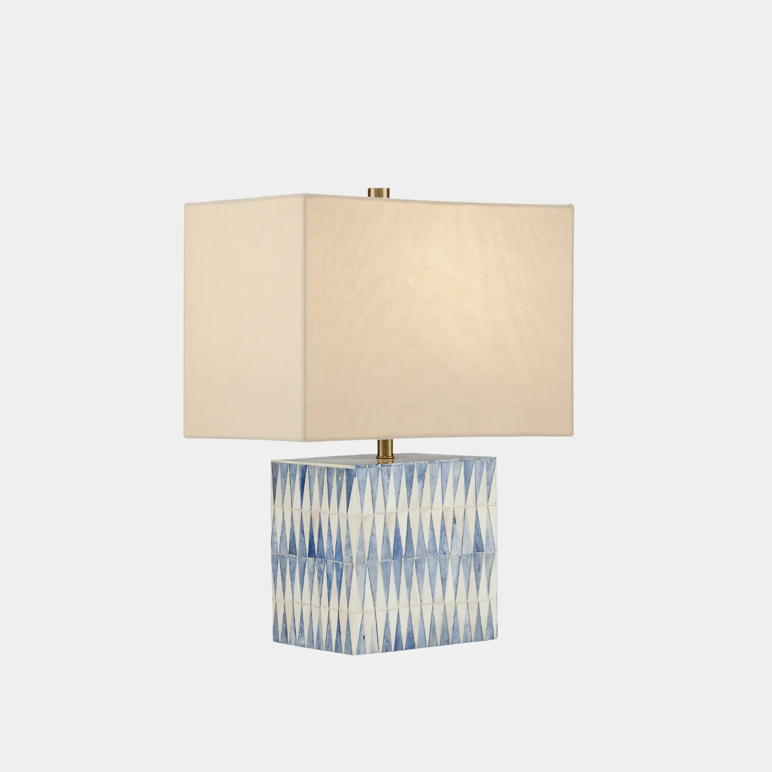 Image of Nadene Blue & White Table Lamp