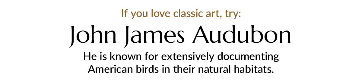His artwork features birds of varying types living among the real landscapes they call home