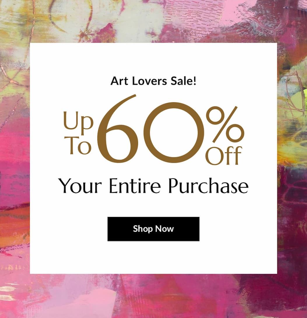 Art lovers sale! Up to 60% off starts now