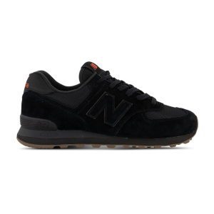 New Balance 574 | Black/Shadow Red/Gum