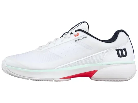 Wilson Rush Lite 5 White/Bay/Coral Men's Shoes