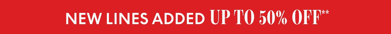Up to 50% off