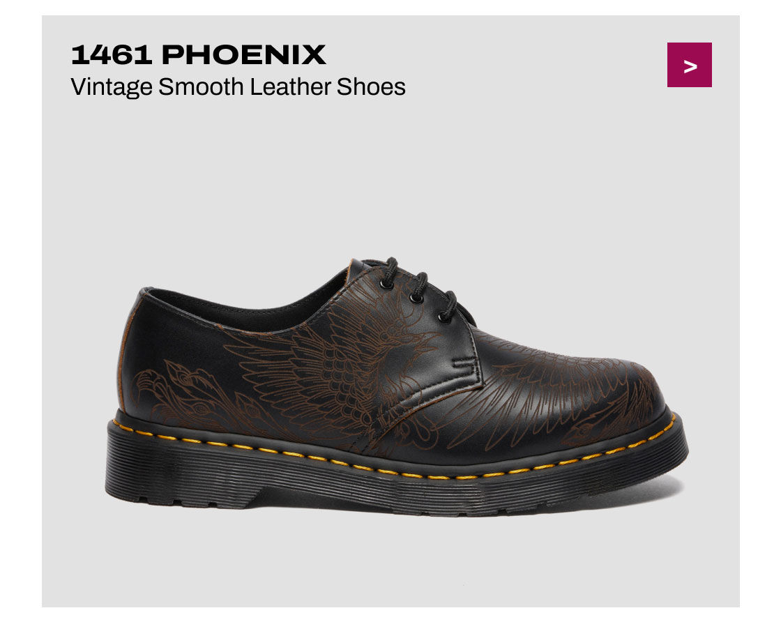 1461 PHOENIX Vintage Smooth Leather Shoes