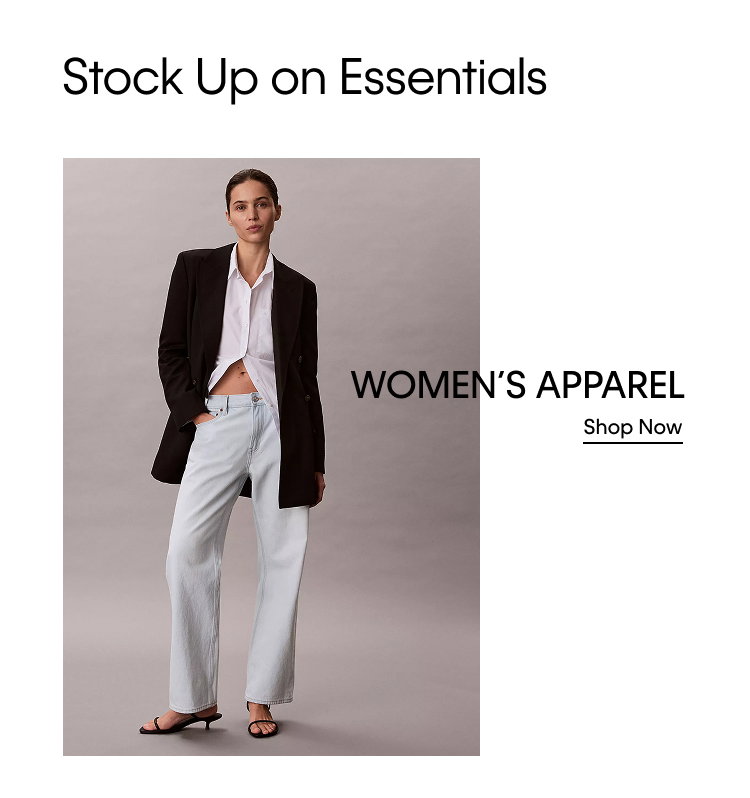 Stock Up on Essentials - Women's Apparel