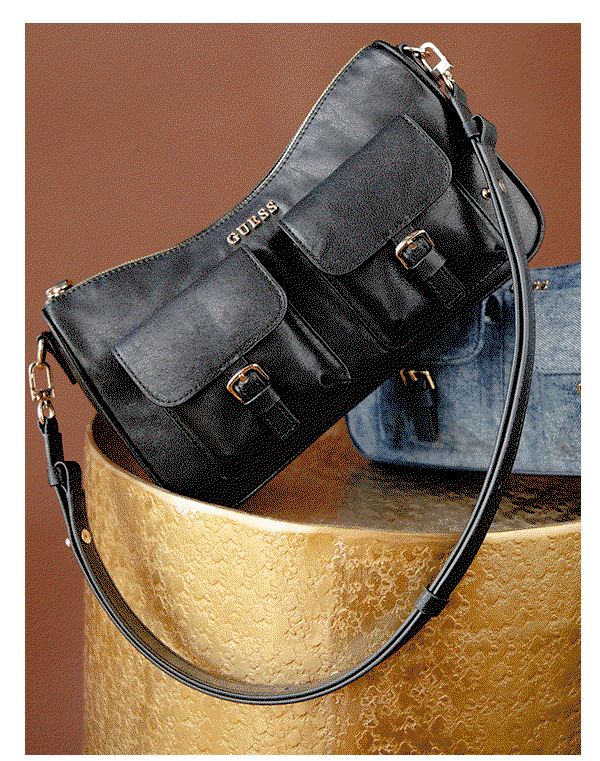 Black Kassie Convertible Shoulder Bag