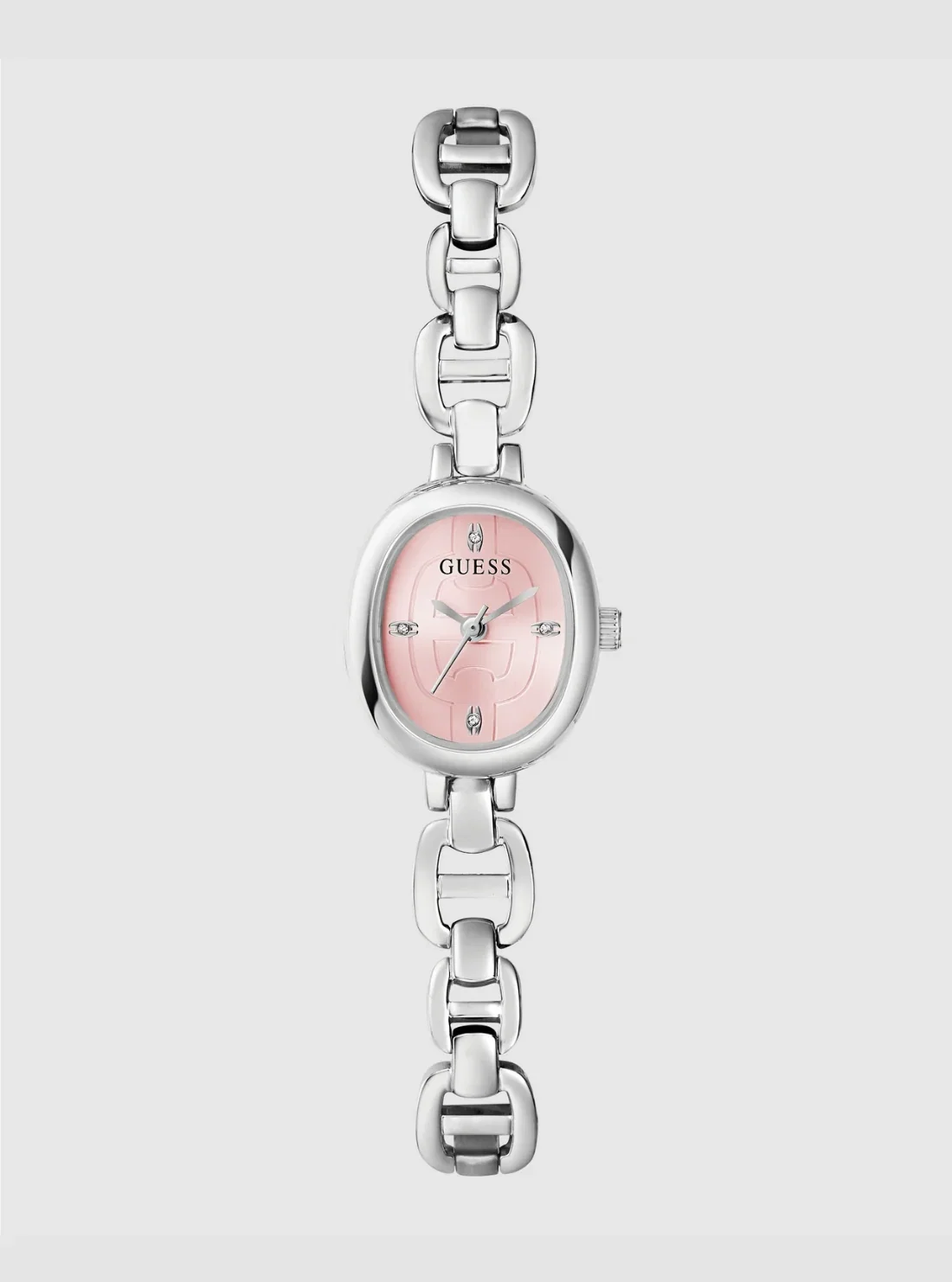 Image of Silver Vivian Oval Link Watch