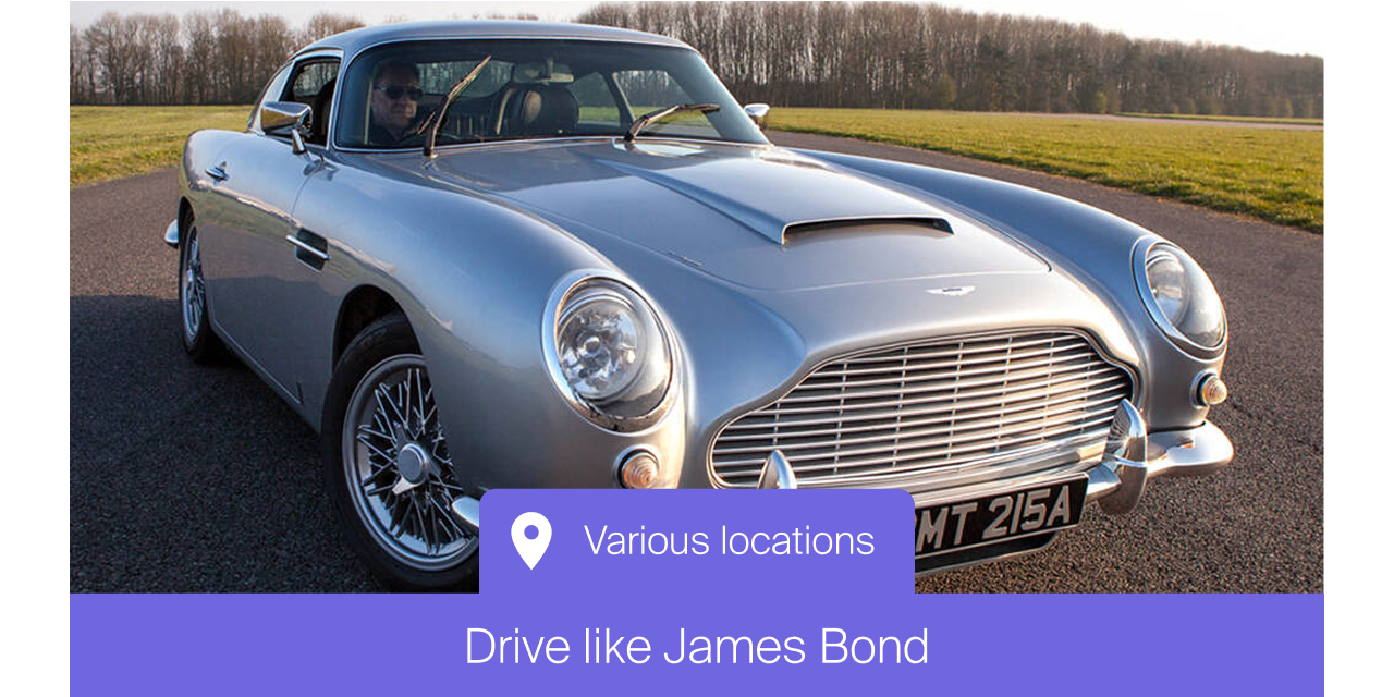 James Bond Aston Martin Triple Drive Experience
