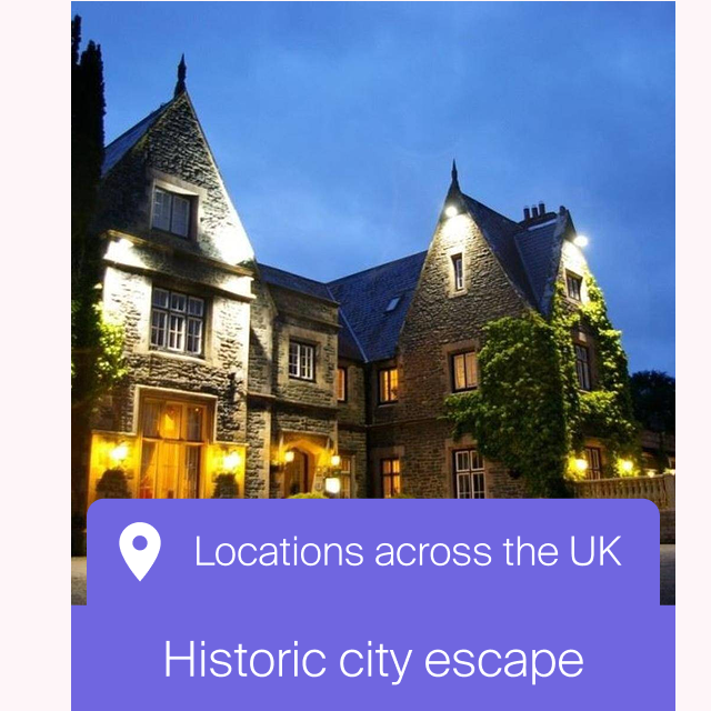 Charming Historic City Weekend Escape For Two