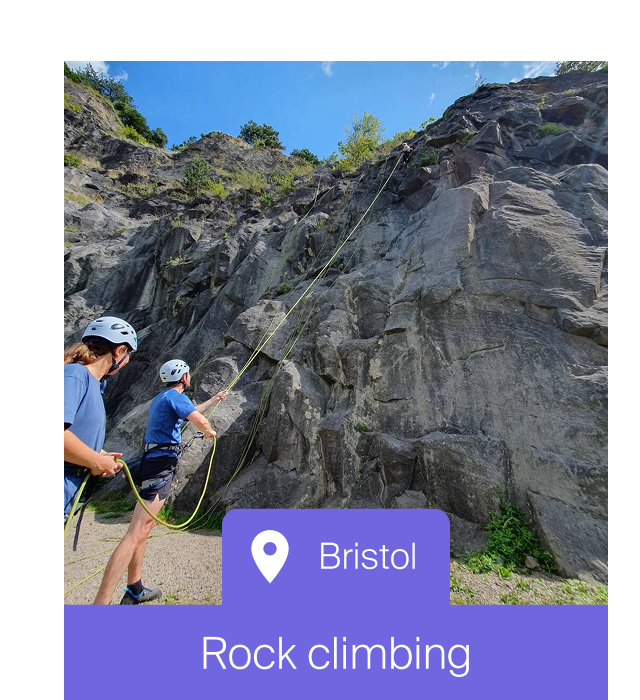 Rock Climbing Experience For Two, Bristol