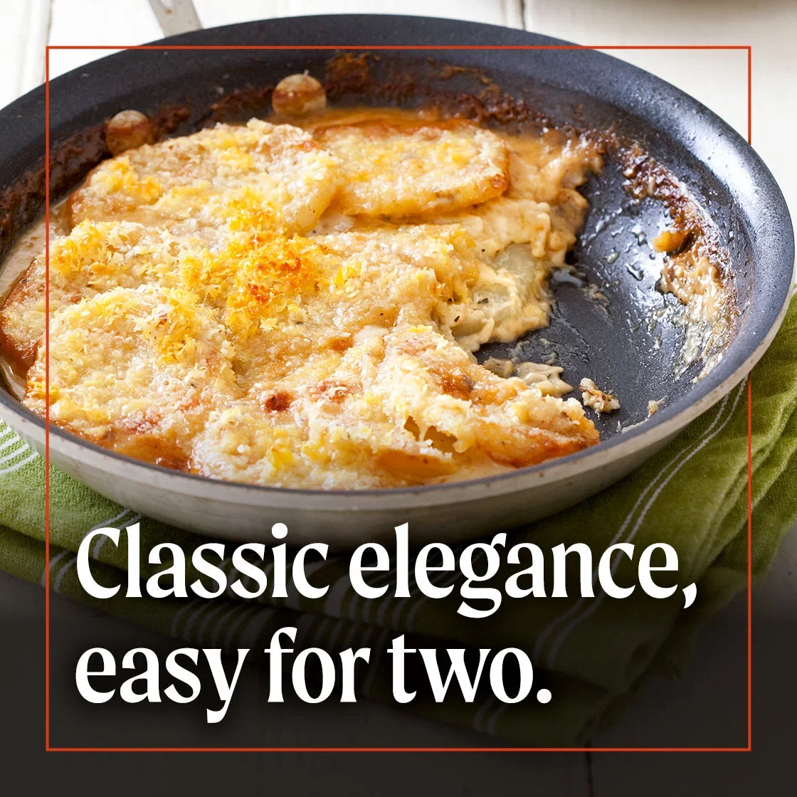 Classic elegance, easy for two.