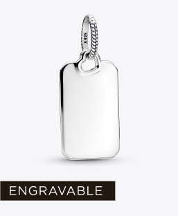 Engravable Rectangle Tag Pendant