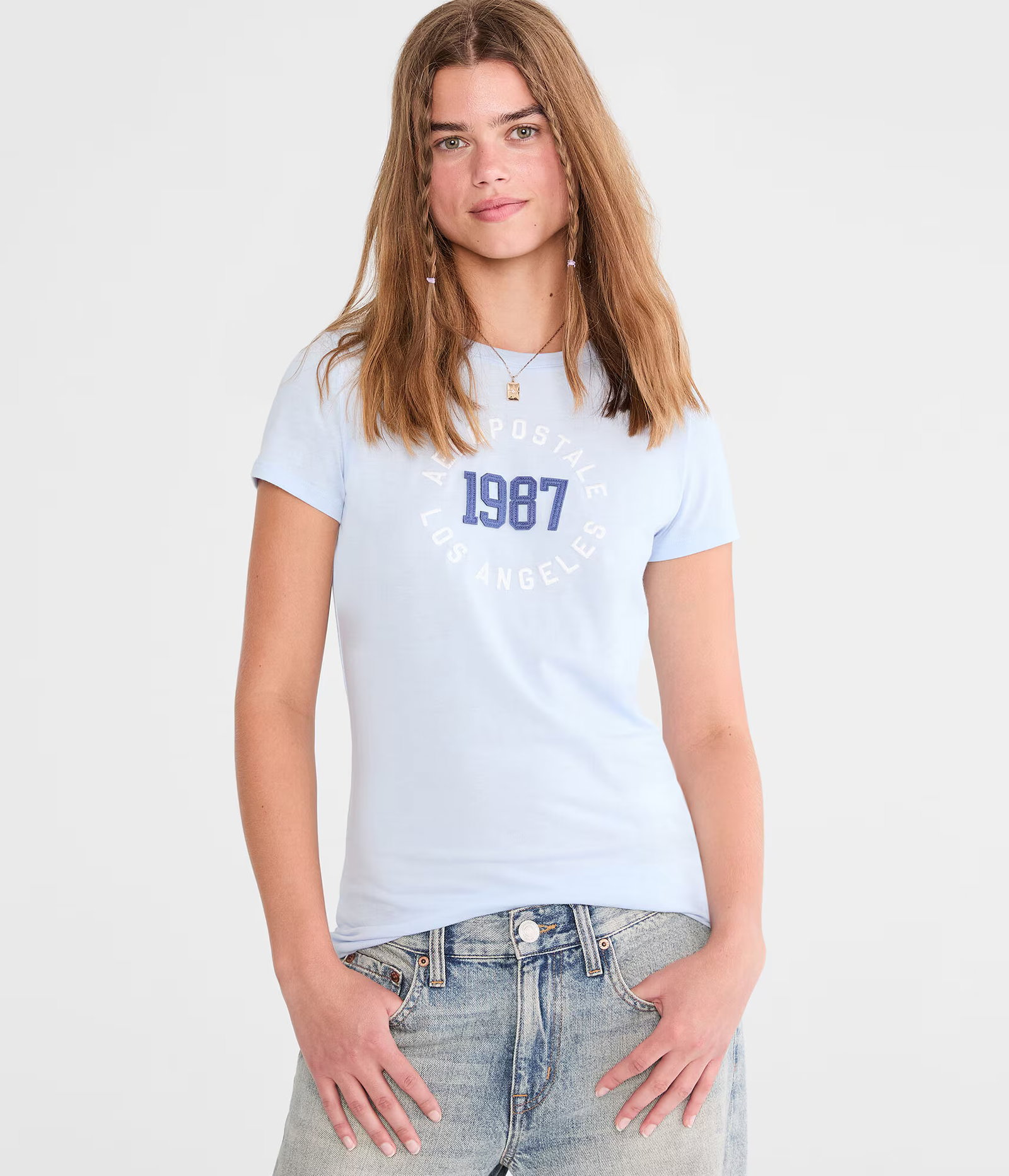Image of Aeropostale 1987 Applique Graphic Tee
