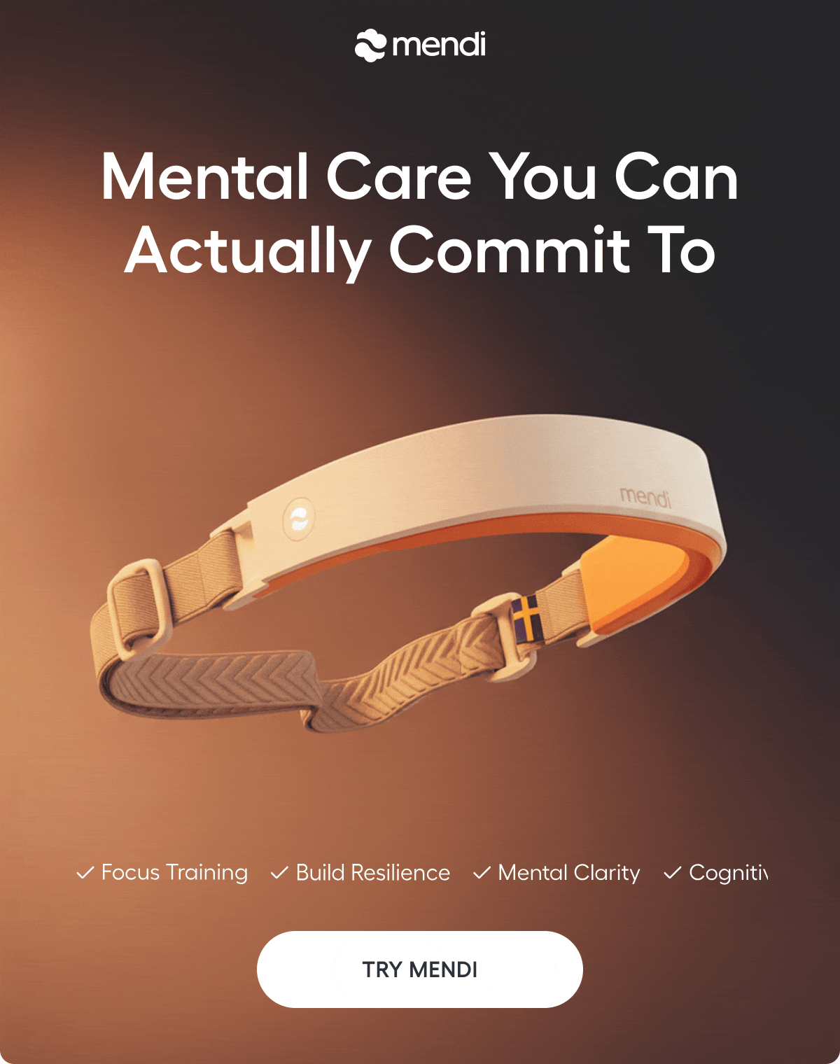 Mendi Mental care you can actually commit to focus improvement stress management mental clarity try mendi 