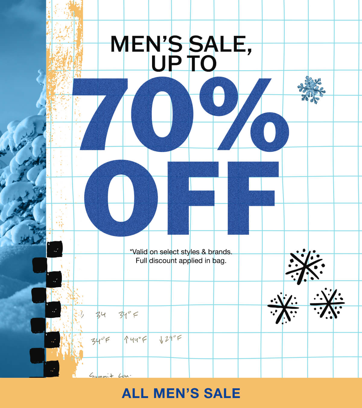 Shop men's sale up to 70% off 