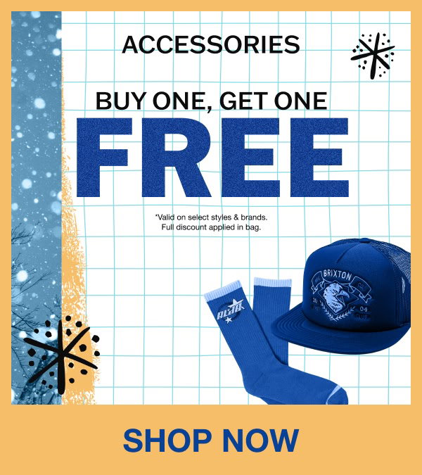 Buy one accessory, get another one free!