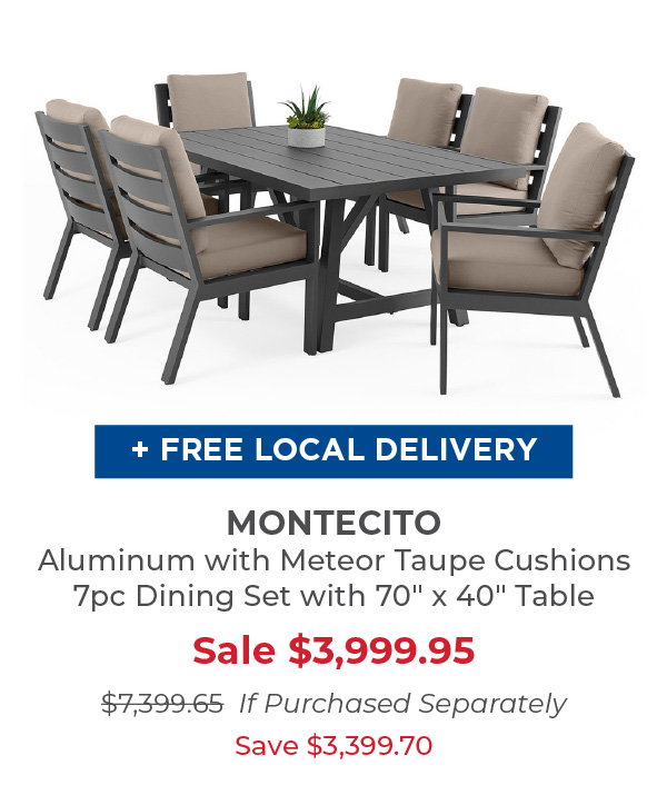 Montecito 7 PC Dining Set 