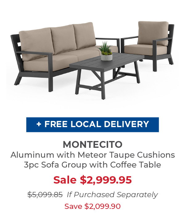 Montecito 3 PC Sofa Group 