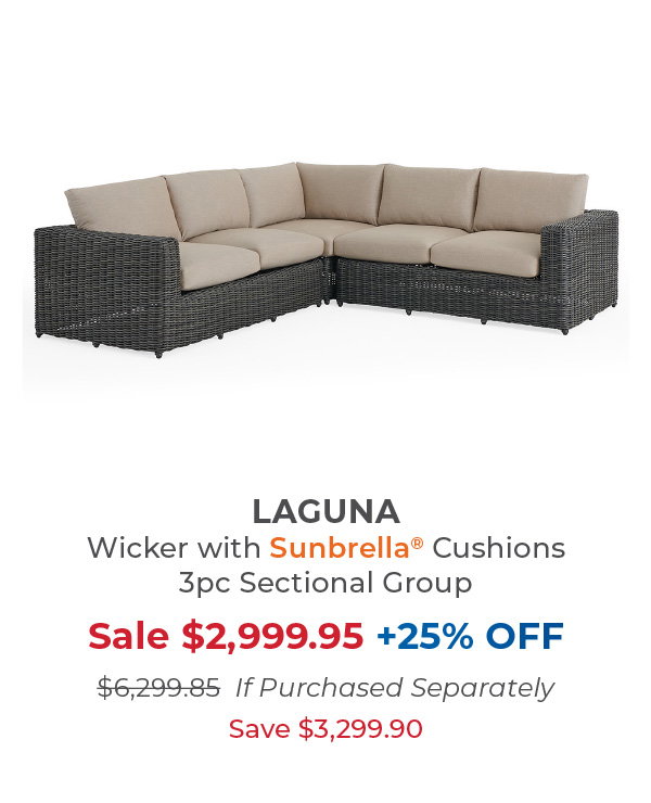 Laguna 3 PC Sectional Group 