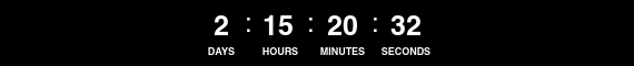 72 Hour Countdown Timer