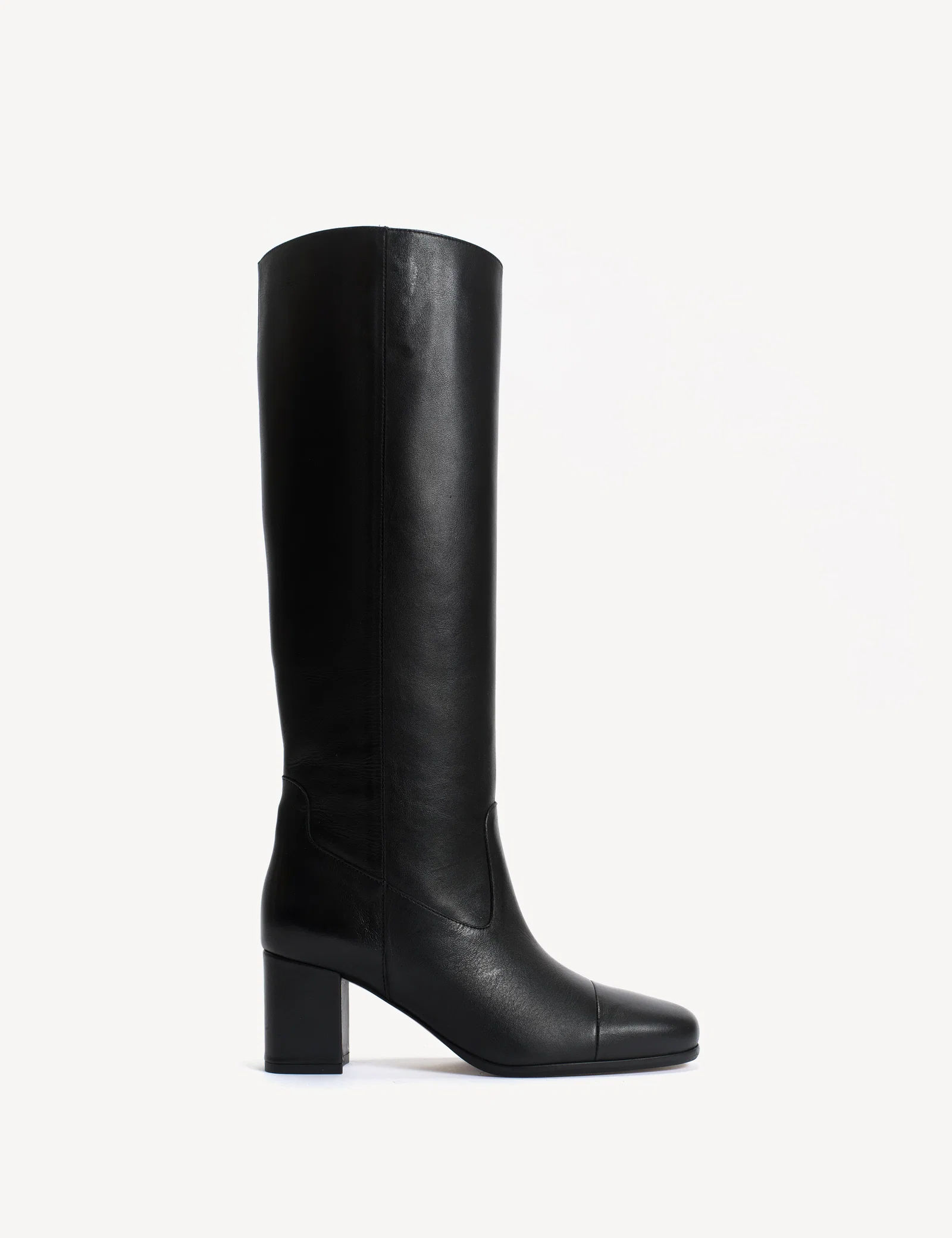 Image of May Boot High In Black Calfskin