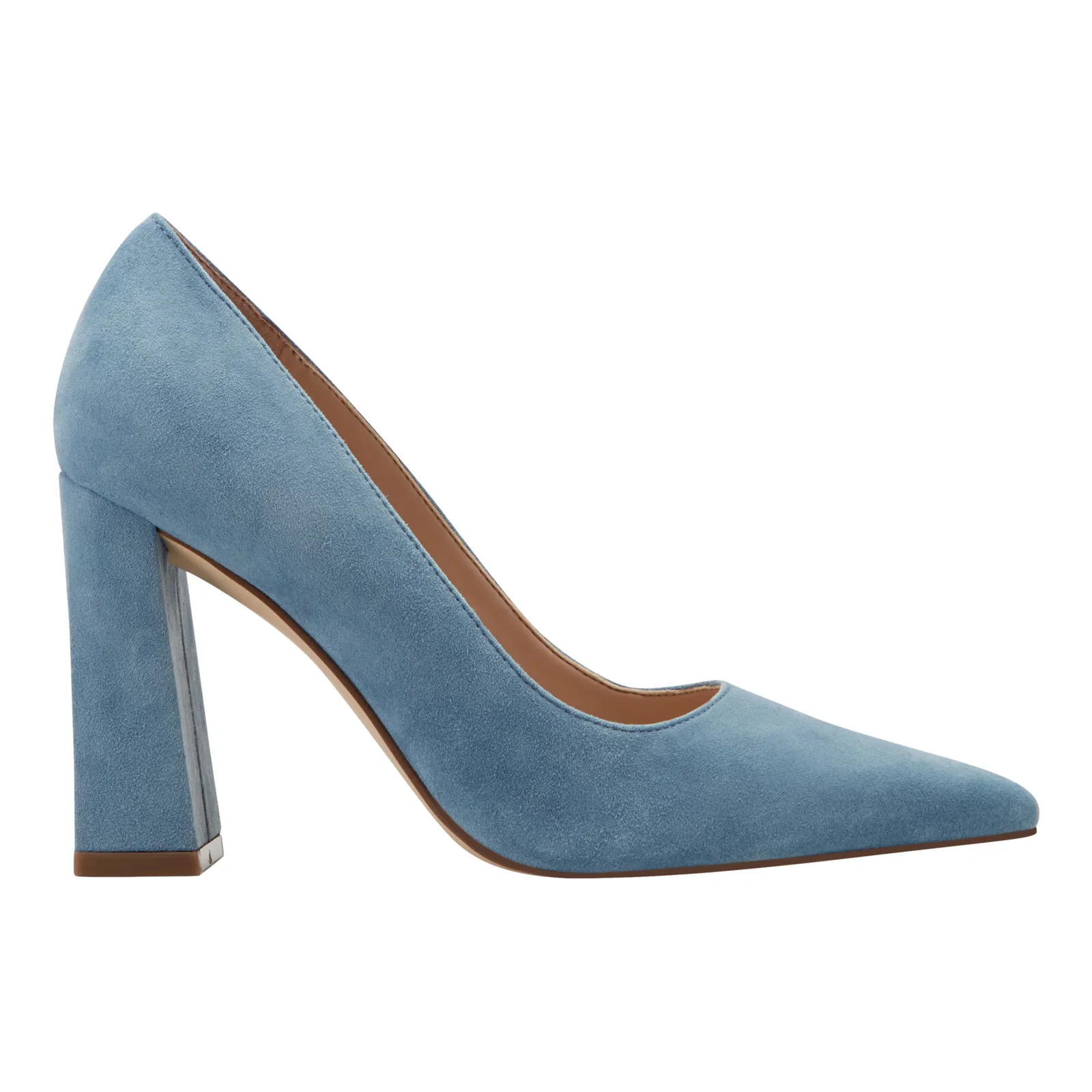 Image of Minny Leather Block Heel Pump