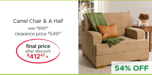 Camel Chair and A Half