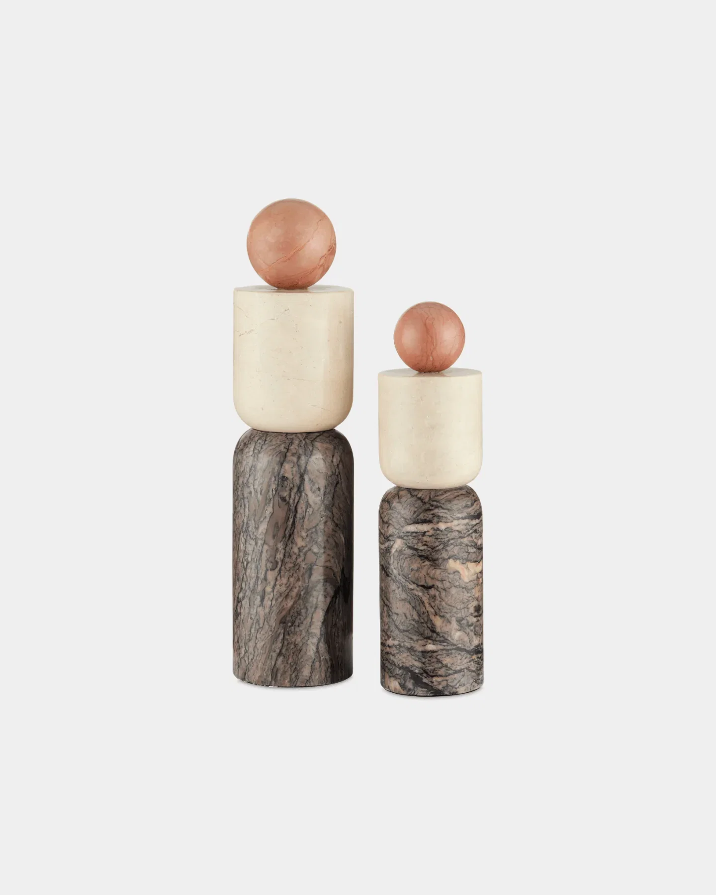 Image of Moreno Marble Objects Set of 2