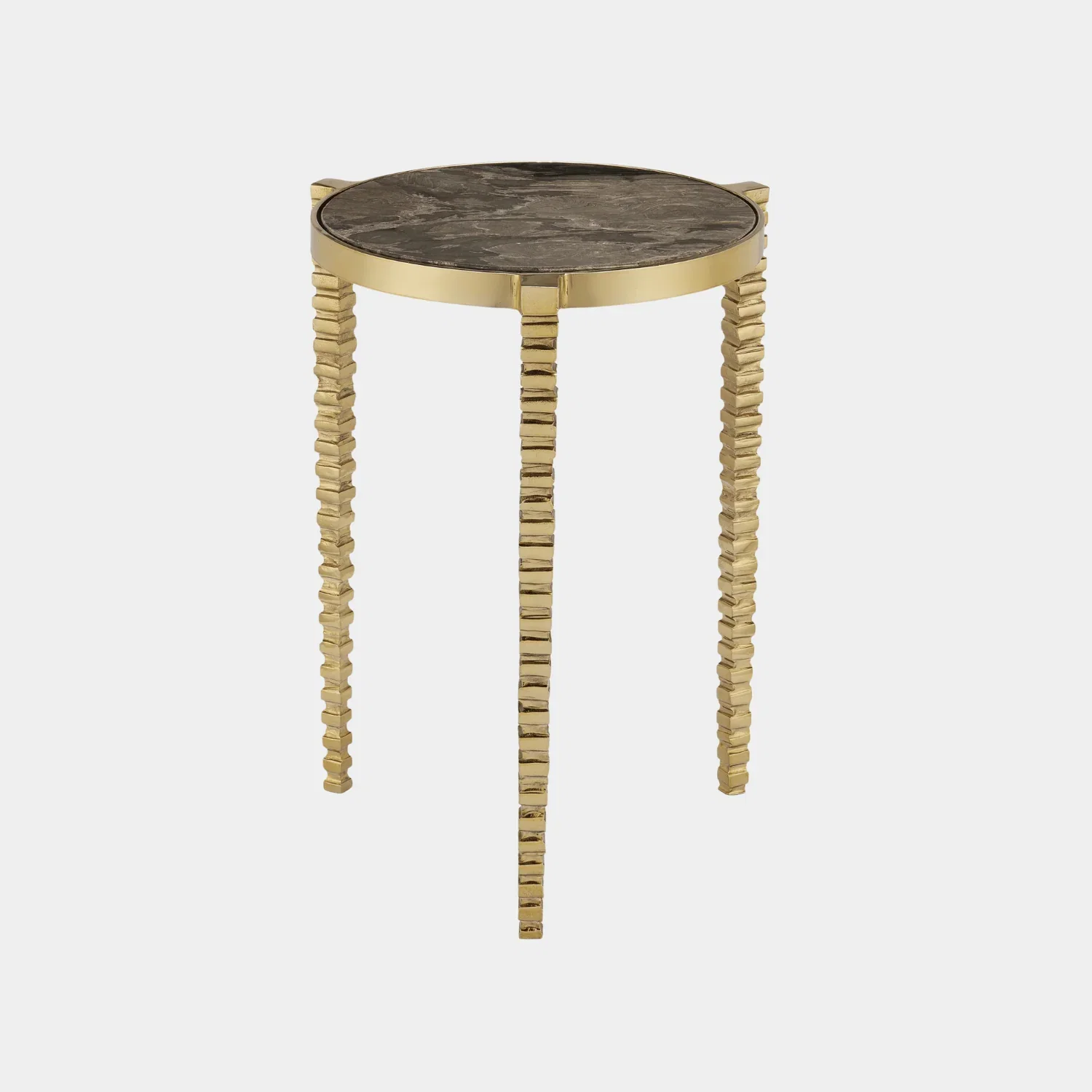 Image of Corrado Cappuccino Marble Accent Table