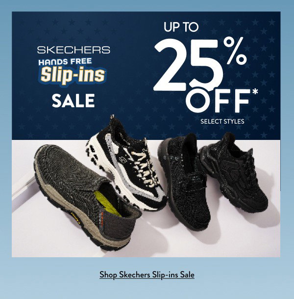 Skechers Sale up to 25% off select styles Shop Skechers Slip-Ins Sale