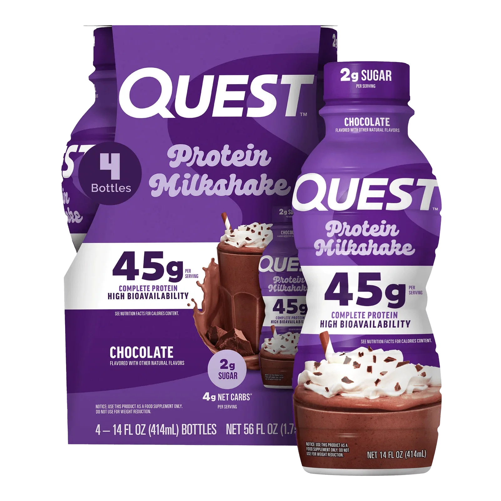 Image of Chocolate 45g Protein Milkshake
