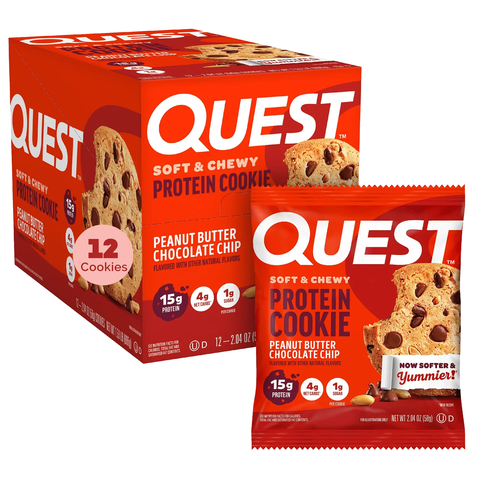 Image of Peanut Butter Chocolate Chip Protein Cookies