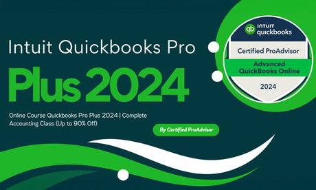 Quickbooks Pro Plus 2024 Online Class; Complete Accounting Course