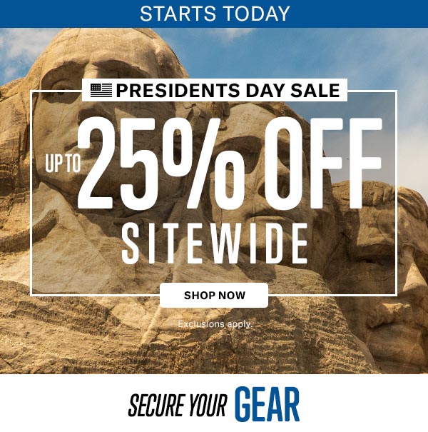 President’s Day Sale | Up to 25% Off