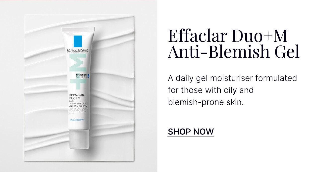 La Roche-Posay Effaclar Duo+M Anti-Blemish Corrective Gel Moisturiser for Oily, Blemish-Prone Skin 40ml