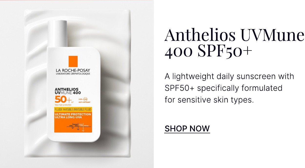 La Roche-Posay Anthelios UVMune 400 Invisible Fluid Non-Perfumed Suncream SPF50+ 50ml