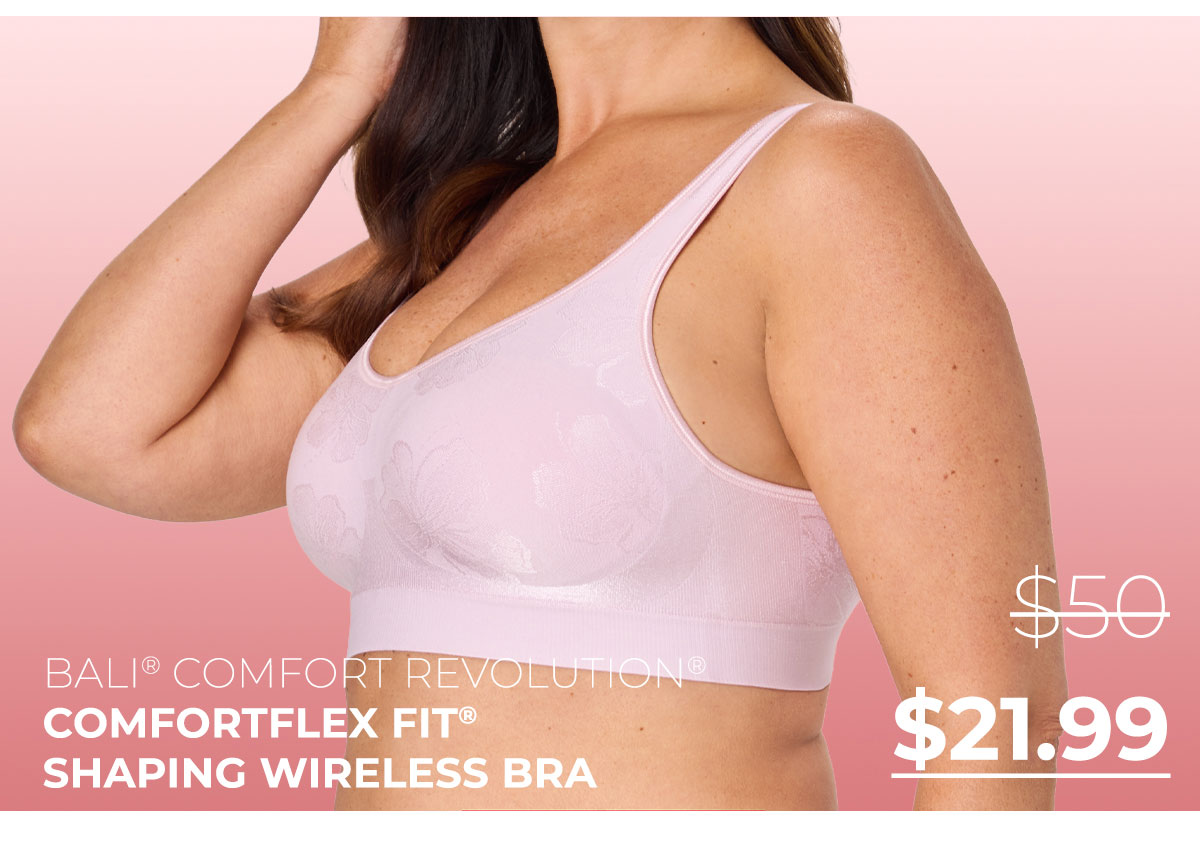 Bali Comfort Revolution ComfortFlex Fit Shaping Wireless Bra