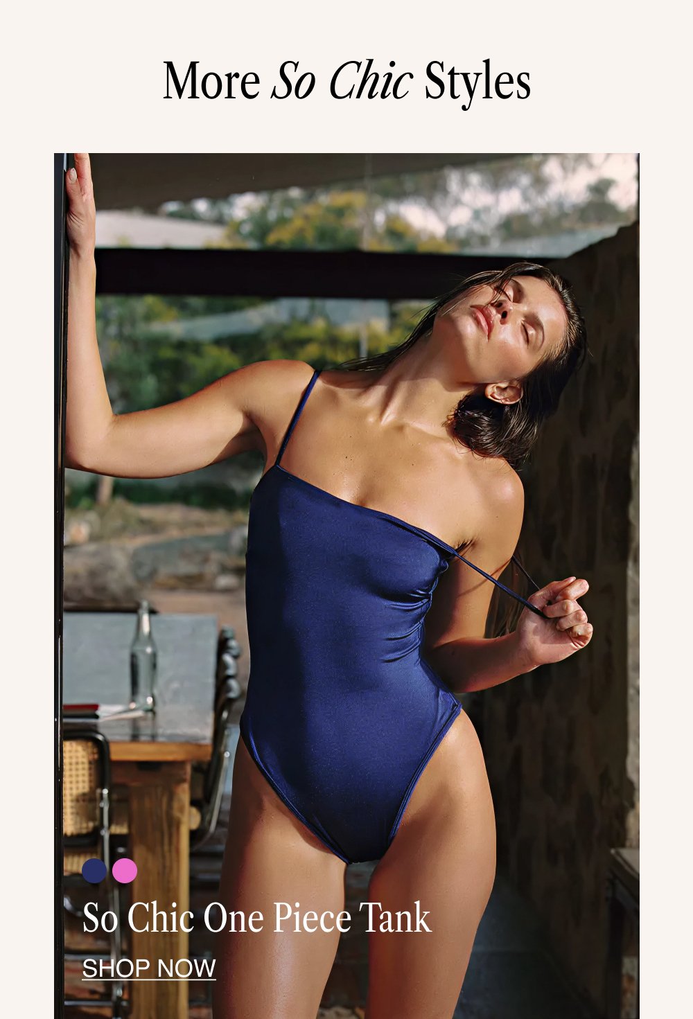 So Chic Styles So Chic One Piece Tank SHOP NOW
