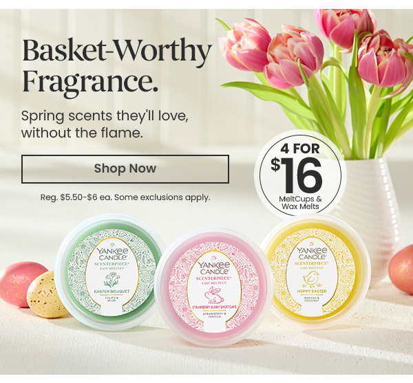 4 for $16 MeltCups & Wax Melts