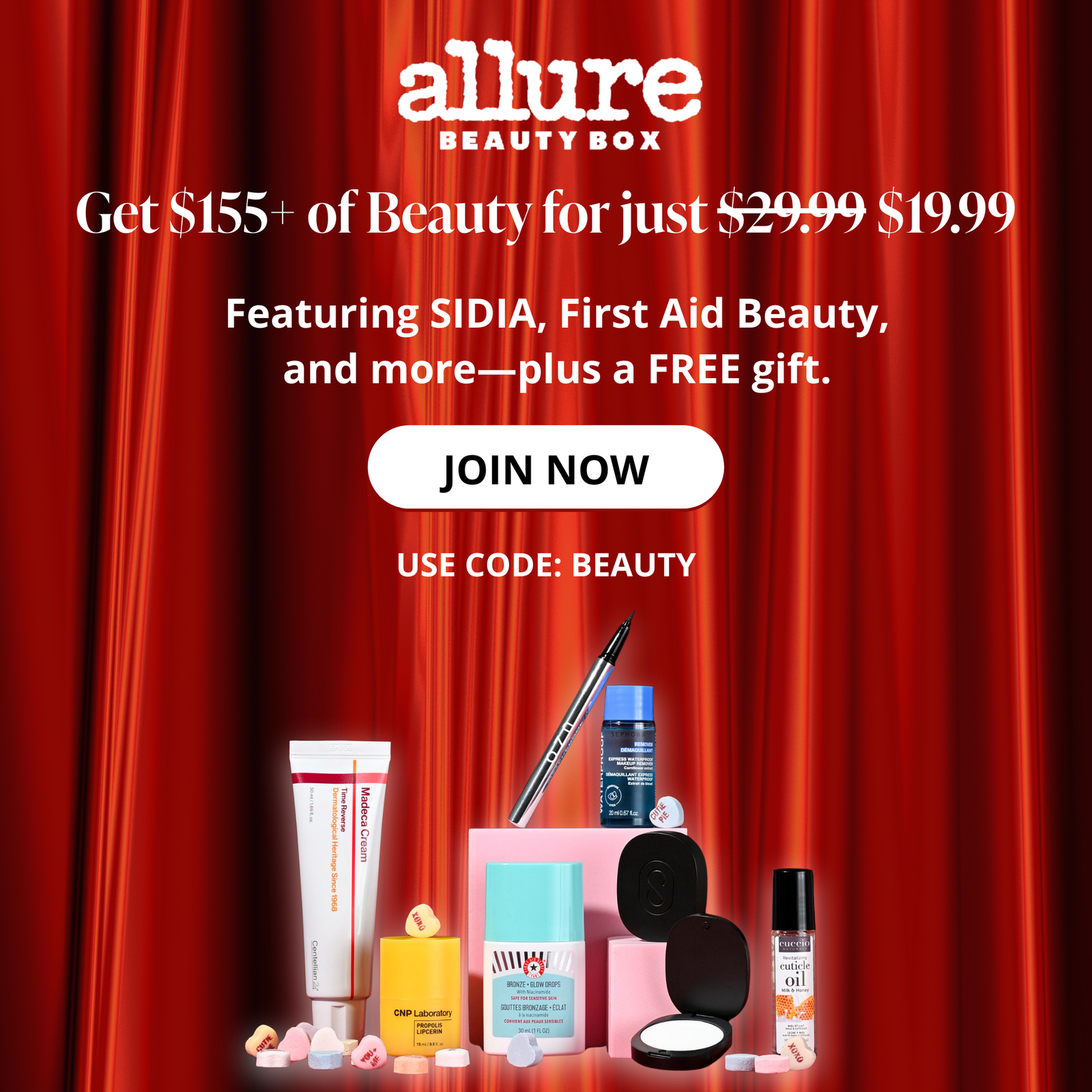 Sign up for Allure's Beauty Box