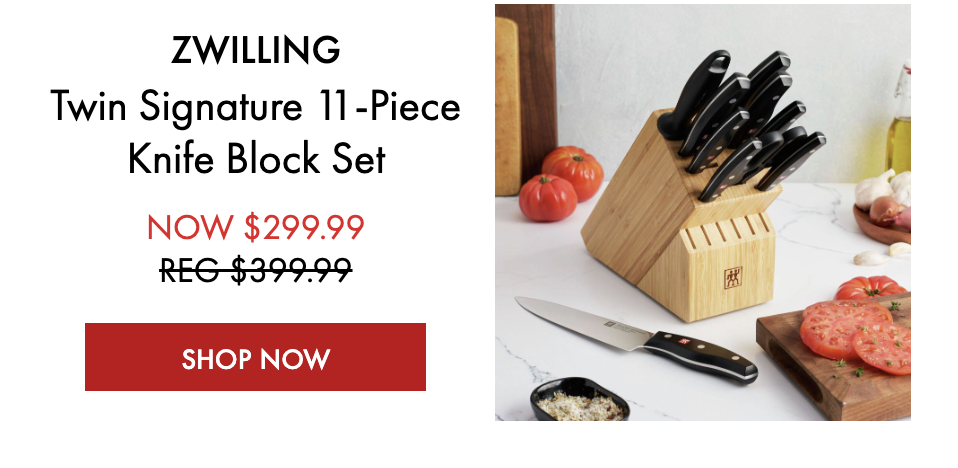 Twin Signature 19-Piece Knife Block Set 23% Off