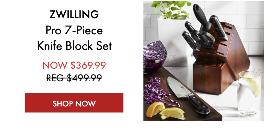 PRO 7-Piece Knife Block Set 26% Off