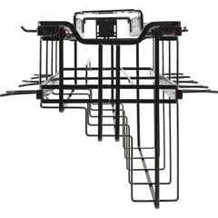 15-5/8 Inch Width Storage with Style Hanging Pan Organizer with Lid Storage,, Black Nickel, Min. Cabinet Opening: 21 Inch Width